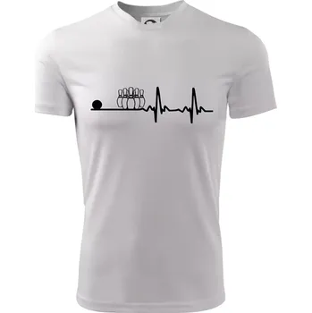 Kuželky EKG - Dětské triko sportovní (dresovina) - 158 cm/12 let ( Bílá )