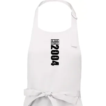 Kuchyňská zástěra Limited edition 2004 pruh - Dámská zástěra na vaření - Univerzální velikost ( Bílá )