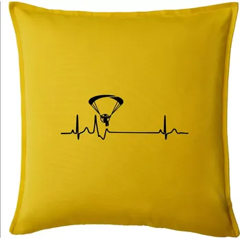 Polštář EKG paramotor - Polštář 50x50 - 50x50 - Pouze potah ( Žlutá )