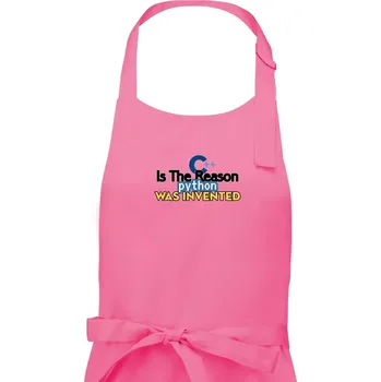 Kuchyňská zástěra C++ Is The Reason Python Was Invented - Pánská zástěra na vaření - Univerzální velikost ( Růžová )