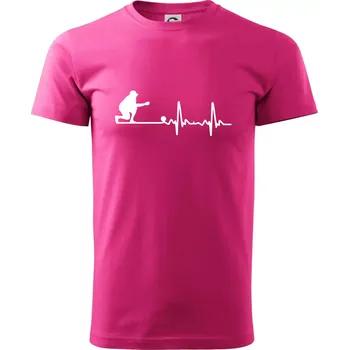 Pánská móda EKG petanque - Klasické pánské triko vyšší gramáže - S ( Purpurová )