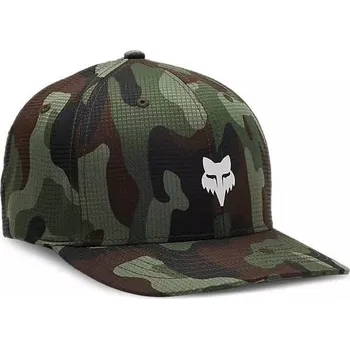 Kšiltovka Pánská čepice FOX Fox Head Camo Tech Flexfit, Green Camo - L/XL