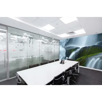 Fototapeta DIMEX | Samolepicí vliesová fototapeta na zeď Ledový vodopád MA-5-3156 | 375 x 250 cm | zelená, bílá + Samolepicí vliesová fototapeta na stěnu DIMEX Ledový vodopád MA53156 v rozměru 375 x 250 cm