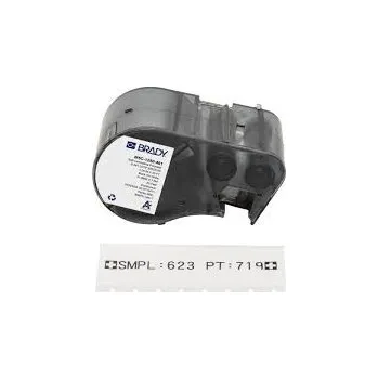 Brady M5C-1250-461 / 170877, 31.75 mm x 7.62 m, Polyester, černý tisk / bílý podklad