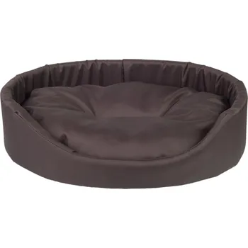 Pelíšek pro psa Pelíšek pro psa oválný BASIK hnědá velikost XS, S, M, L, XL, XXL, XXXL Rozměr: XL - 72x63x16 cm