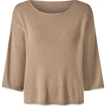 Dámský svetr esmara® Dámský pletený svetr (béžová, S(36/38))