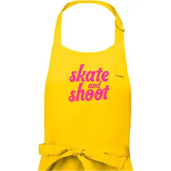 Kuchyňská zástěra Biatlon skate and shoot růžová - Dámská zástěra na vaření - Univerzální velikost ( Žlutá )