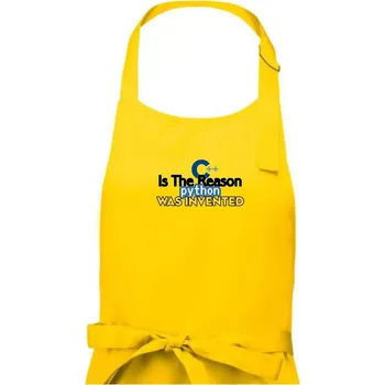 Kuchyňská zástěra C++ Is The Reason Python Was Invented - Pánská zástěra na vaření - Univerzální velikost ( Žlutá )