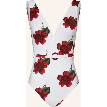 Dámská móda Maryan Mehlhorn Dámské Plavky The Bloom, bílá / tmavě červená...
