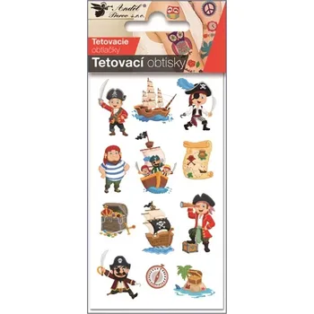 Odstranitelné tetování Dočasné tetování dětské - piráti