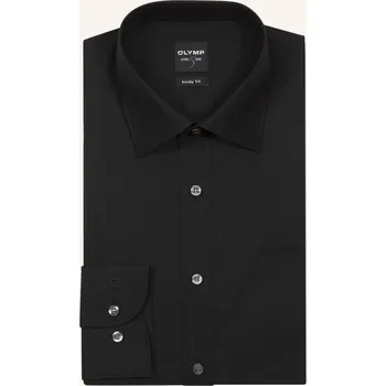 Pánská košile Olymp Pánská Košile Level Five Body Fit, černá, 45