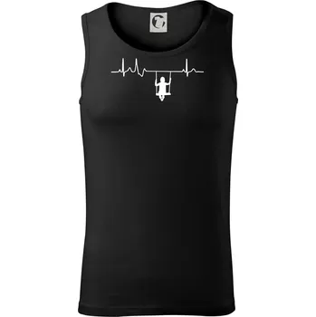 EKG houpačka - Tílko pánské Core - L ( Černá )
