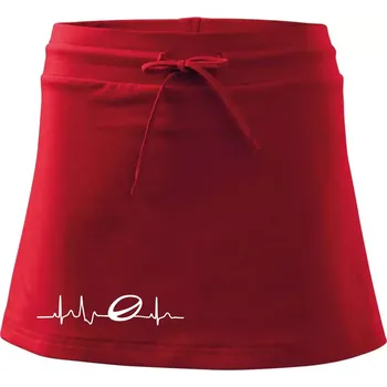 Dámská sukně Ekg rugby - Sportovní sukně - two in one - M ( Červená )