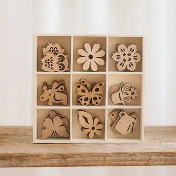 Velikonoční dekorace ROSA Přízdoby dřevěné mix 27 ks