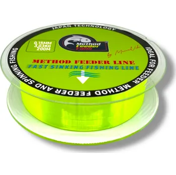 Vlasec Method Feeder Fans Profesional Fluo Žlutá 300 m Varianta: Vlasec Profesional Method Feeder Line Fluo 300 m 0,22 mm 5,39 kg