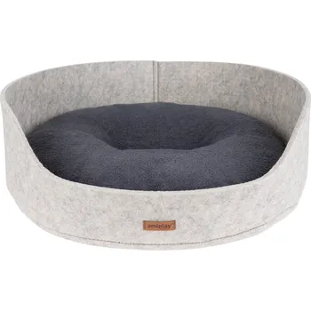 Pelíšek pro psa Pelíšek pro psa oválný HYAGGO 2v1 béžová velikost S, M, L Rozměr: M - 54x46x19 cm