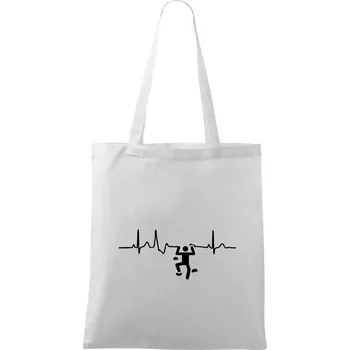 EKG lezecká stěna - Taška bavlněná - 42 x 38 cm ( Bílá )