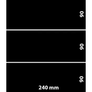 Sběratelství LINDNER - 3 kapsy (240 x 90 mm) Velikost balení: 10 ks