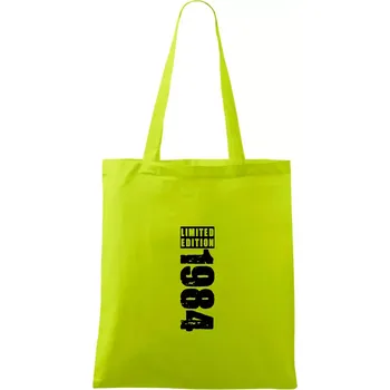 Limited edition 1984 pruh - Taška bavlněná - 42 x 38 cm ( Limetková )