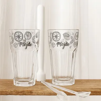 HOMLA Sada 5ks na nápoje MOJITO