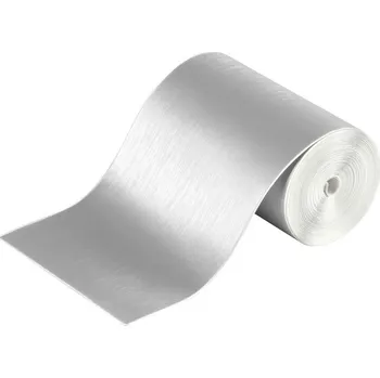 Ochranná fólie proti poškrábání laku - broušený hliník, 8cm x 5m, LAMPA