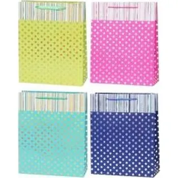 Hra na zahradu Torebka Lux 18x23x8cm kropki mix ROZETTE