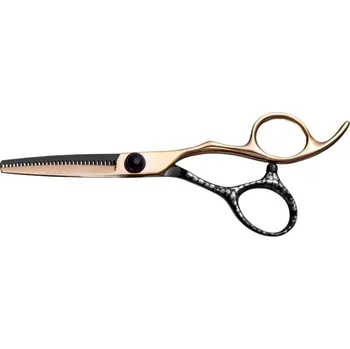 Kadeřnické nůžky Cisoria RBOET nůžky 5,5" efilační zlaté