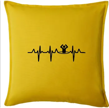Polštář EKG otužování - Polštář 50x50 - 50x50 - Pouze potah ( Žlutá )