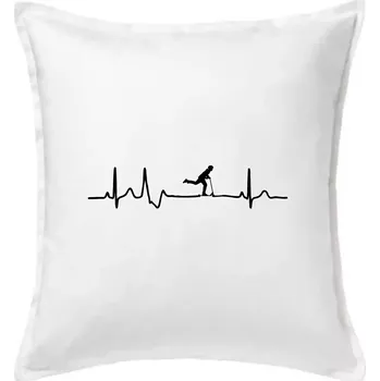 Polštář EKG koloběžky - Polštář 50x50 - 50x50 - Pouze potah ( Bílá )