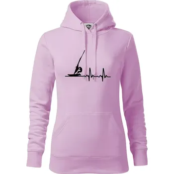 Dámská mikina EKG Windsurfing - Mikina dámská Cape s kapucí - XS ( Orchid )