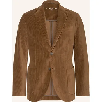 Pánské sako Circolo 1901 Pánské Manšestrové Sako Slim Fit, hnědá, 50