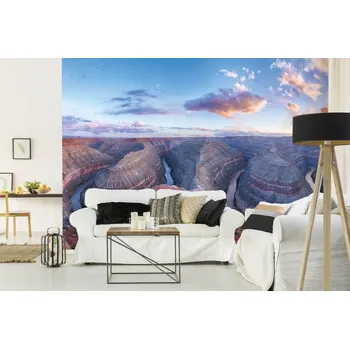 Fototapeta DIMEX | Samolepicí vliesová fototapeta na zeď Řeka San Juan MA-5-3042 | 375 x 250 cm | modrá, hnědá, šedá + Samolepicí vliesová fototapeta na stěnu DIMEX Řeka San Juan MA53042 v rozměru 375 x 250 cm