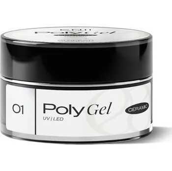 ENII NAILS Polygel Ceramic 01 Clear - polygel v kelímku, 40 ml