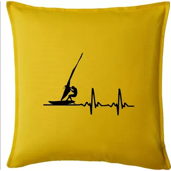 Polštář EKG Windsurfing - Polštář 50x50 - 50x50 - Pouze potah ( Žlutá )