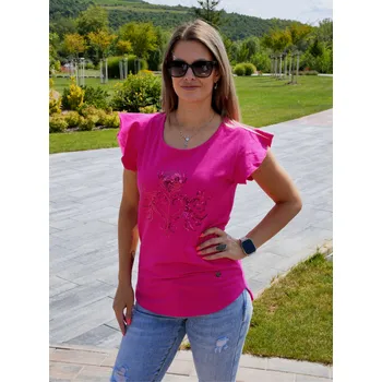 Dámské tričko Dámské triko KIXMI SAMMI RŮŽOVÁ M
