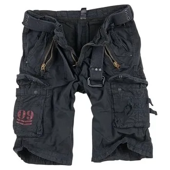 Pánské kraťasy Kraťasy Surplus Royal Shorts - černé, 4XL