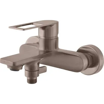 Vodovodní baterie Nil Vodovodní baterie vanová, bez příslušenství, metal grey kartáčovaná NL254.5MGK