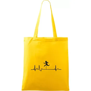 EKG překážkový běh - Taška bavlněná - 42 x 38 cm ( Žlutá )
