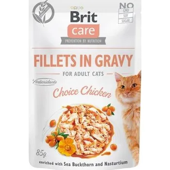 Kap.Brit Care Cat Fillets in Gravy Chicken 85g
