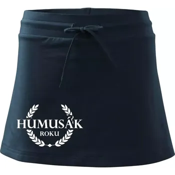 Dámská sukně Humusák roku - Sportovní sukně - two in one - S ( Námořní modrá (velmi tmavá - téměř černá) )