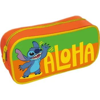 Penál Penál Lilo a Stitch pouzdro oranžové