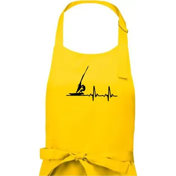 Kuchyňská zástěra EKG Windsurfing - Dámská zástěra na vaření - Univerzální velikost ( Žlutá )