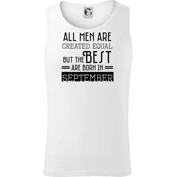 All men are created equal september - Tílko pánské Core - M ( Bílá )