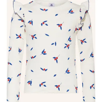 Petit Bateau Dívčí Tričko S Dlouhým Rukávem S Volánky,...