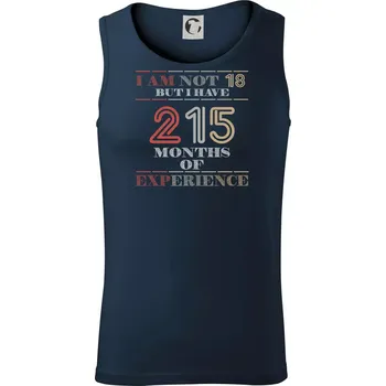 18 years 215 months of experience - Tílko pánské Core - XL ( Námořní modrá (velmi tmavá - téměř černá) )