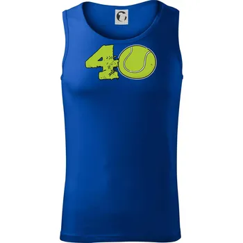 Tenis kulaté narozeniny 40 - Tílko pánské Core - S ( Královská modrá )