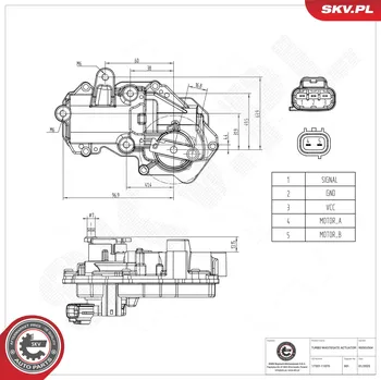 Váha vzduchu Regulační ventil plnicího tlaku ESEN SKV 95SKV504