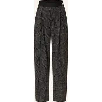 Cambio Dámské Žerzejové Kalhoty Elenor, černá / tmavě šedá, 34