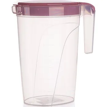 Maják Džbán 2L s měrkou, víčko, PH RŮŽ tm.