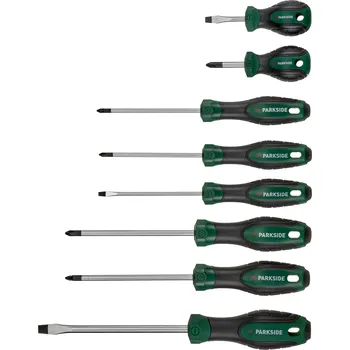 Šroubovák PARKSIDE® Sada šroubováků PSD 1 A1, 8dílná / 6dílná (šroubovák)